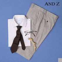 앤드지 베이지 투톤 이모션 임팩트 정장팬츠 BZB2SP1103