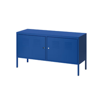 이케아 철제수납장 티비받침대 자물쇠 캐비넷, 화이트