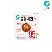 청정원 두부로 만든 콩담백면 두부면 비빔국수 423.6g 3개