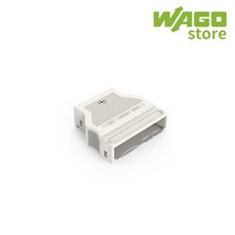 와고 독일 전선 커넥터 연결 단자 윈스타 미디 5폴 하우징 화이트, 단품