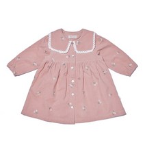 [M밍크뮤D] 22FW (PK)플라워자수원피스 백일돌선물 32C1340001 출산준비물 신생아선물 배내수트 배내저고리