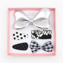 채니봉봉 블랙퐁 헤어핀 세트 유아헤어핀