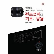 렌즈 설계의 기초와 응용 렌즈설계프로그램으로이해하, 상품명