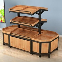 과자진열대 빵 과일 베이커리 진열대 음료 매대, A모델