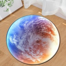 3D 행성 의자 발 패드 메모리 폼 어린이 침실 거실 러그 카펫 카페트 담요 깔개 매트