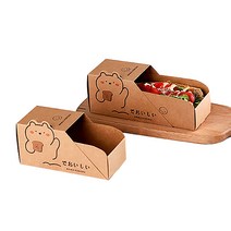 샌드위치 케이스 햄버거 포장 토스트 케이스 치즈 핫도그 케이스, 포장 박스-4, 10개