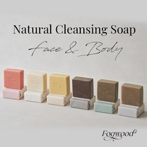 1+1 포그우드 어성초비누 수제 천연비누 세안 모공 여드름 클렌징, 100g, 2개, C3 오트밀율무