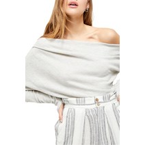 FREE PEOPLE 프리피플 프리 후지 오프 더 숄더 써멀 탑