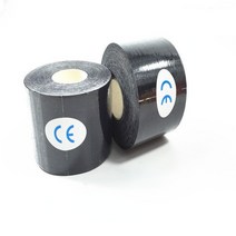 근육 헬스용품 크로스핏7.5cm * 5m 코튼 탄성 Kinesiology 테이프 스포츠 물리 복구 붕대 무릎 근육 보호기, 01 Black