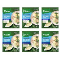 Knorr 크노르 연어스테이크소스 저지방 딜소스 Dill low fat sauce 250mL 6개