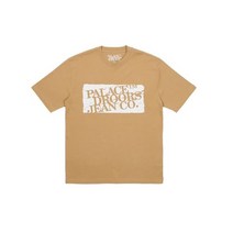 팔라스 드로즈 반팔 티셔츠 샌드 Palace Droors T-Shirt