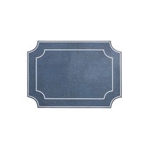 베르 옥타곤 자수테이블매트 (컬러 택1), 네이비