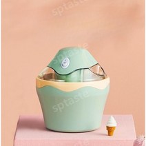 미니 젤라또기계 집에서 만드는 가정용 건강 수제 천연 아이스크림, 에메랄드 그린