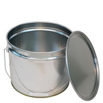 깡통 페인트통 원형캔 공캔 페일 라운드 불멍 야외 캠핑 철캔 오픈캔 빈통 구리스깡통 오일깡통 10리터, 1개