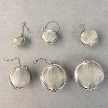 고급 스테인레스 육수망 스텐 멸치망 국물 다시망 티 인퓨저 차망, 6.5cm