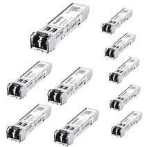 시스코 GLC-SX-MMD GLC-SX-MM SFP-GE-S 유비퀴티 유니파이 미크로틱용 광섬유 트랜시버 1000base-sx 850nm 550M 1.25G MMF SFP 10 팩, [02] Ubiquiti