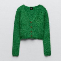 자라 ZARA 스타일 여자스웨터 밍크 니트 가디건 07901539500