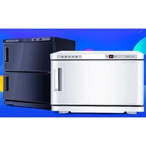 타올 온장고 스팀기 피부관리실 네일샵 수건 UV 살균, 25L 블랙