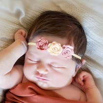 홀리졸리 미국 펠트 플라워 아기 신생아 헤어밴드 U17