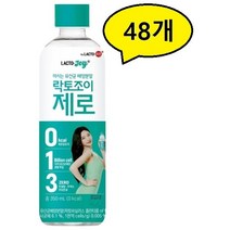 락토조이 제로 워터, 350ml, 48개