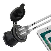 4.2A USB 충전 2포트 카라반 캠핑카 DIY, 쿠팡GS 충전2포트4.2A
