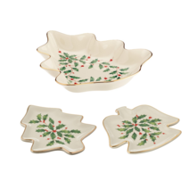 Lenox Holiday 레녹스 홀리데이 크리스마스 트리 플레이트 다이닝접시, C 파티 플레이트 엔젤(14cm)