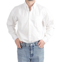 30수 고밀도 원포켓 코튼 버튼 다운 셔츠 화이트 퍼플 차콜 핑크