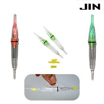 미니집어램프(2개입) 수중집어등 갈치 풀치 볼락 갑오징어 쭈꾸미 호레기 낚시, 지속형녹색