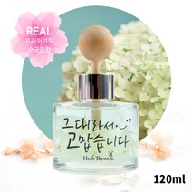 프리저브드 플라워 차량용 디퓨저 120ml 고급 자동차 방향제 향수 선물, 퓨어아쿠아