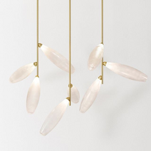 머쉬룸무드등 버섯전등 미드센츄리 오로라조명 전등갓 덴마크 경수진 미니램프 침실 아이방 간접조명 식탁등 새로운 이탈리아 포도 유리 거실 램프 디자이너 창조적 인 성격 연구 흰색, 머리 2개