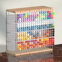 볼펜 진열장 마카 펜꽂이 홀더 조립식 정리함 문구점, 마크펜홀더(6단 경사형 약480개 수납)