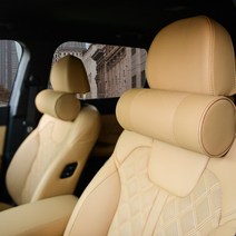BMW X3 X4 X5 X6 전용 목쿠션 1+1, 1+1 모던, 새들브라운