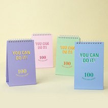 (안테나샵) 100 데이즈 챌린지 플래너, 민트