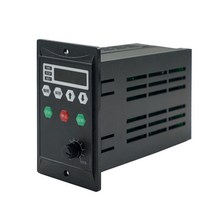모터 인버터 가변 주파수 드라이브 0.4KW 속도 컨트롤러 6A 220V 입력 380V 출력 변환기 VFD, [01] Black