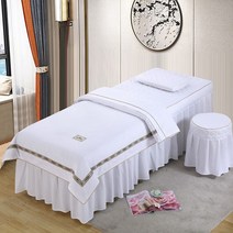 미용 베드 커버 마사지 미용침대커버 이불 피부관리실 덮개 세트 마사지침대커버