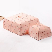 모던인테리어 보온보냉 접이식 밥상보 음식덮개 보온덮개 식탁보 푸드커버 소형 대형, 폴리곤블루