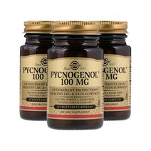 솔가 [3개 SET] 피크노제놀 100mg 30정 (캡슐) Solgar Pycnogenol 30 cts, 1개