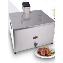 수비드기계 수비드머신 가정용 셋트 진공 블루투스 풀세트 저소음 SousVide 저온 슬로우 쿠커 물 탱크 용기 Shufei 스틱 특수 욕조 냄비 고온 방지 식품 등급 재료, [08] 20L 상업용 스테인리스 물탱크