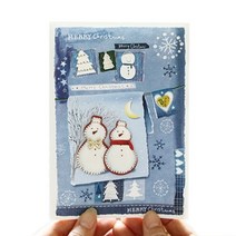 아트박스/프롬앤투 X-mas 푸른눈사람 FS152s-3