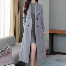 블링앤수 럭셔리한 여성 기본핏 롱 코트 IZZ064