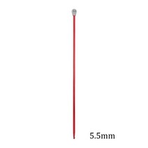 레이스코바늘 뜨개바늘 털실 뜨개실 뜨개질 길이 2 5mm 11mm 사우디 아라비아 아프간 긴 스카프 스웨터 크로셰 질 걸이 질을하는 공구, [12] 5.5mm