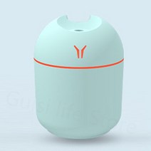초음파 가습기 미스트 메이커 250ml 미니 홈 자동차 용 아로마 에센셜 오일 디퓨저, 초록