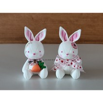 앉아있는 귀 쫑끗 토끼 차량용 인테리어용 방향제, 랜덤(선 제작 상품), 필로우토크