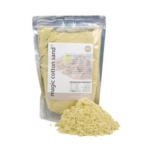따블리에 매직 코튼 샌드 모래놀이, 옐로, 1kg