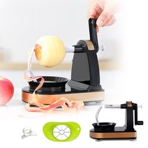 깔끔 똑순 맘 돌려까기 사과필러 3종세트 과일 배 껍질 깍기 커터기, 사과필러+커터기+오렌지칼(1세트)