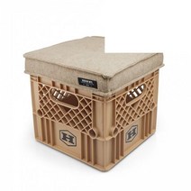 하이브로우 밀크 소파 스툴 브라운MILK SOFA STOOL : BROWN