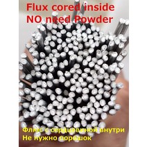 저온 알루미늄 플럭스 코어 용접 와이어 20 개 mm x 50cm WE53 구리 로드 대신 분말 필요 없음, 02 50PCS