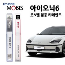 현대 모비스 아이오닉 6 카페인트 자동차 페인트 붓펜 A2B T2G R2P W3T W6H, [모비스] 투명보호페인트
