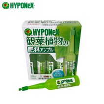 바우팜앤가든 하이포넥스 관엽식물 앰플 35ml x 10ea 가정용 화분 화초 식물영양제 식물앰플 관엽수 복합비료