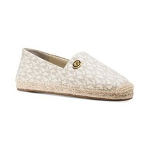 Michael Kors 여성 Kendrick Slip-On Espadrille Flats - Vanilla 로고 31M342864
